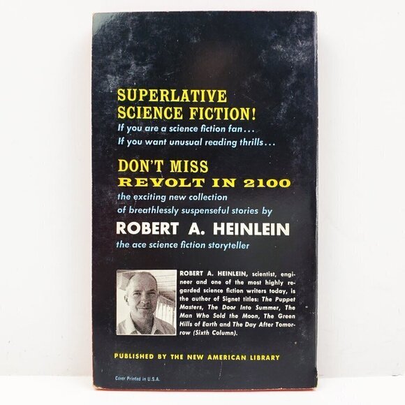 Revolt 2100 Robert A Heinlein Bonanza Science Fiction Book 1959 Seemingly Unread - Picture 2 of 10